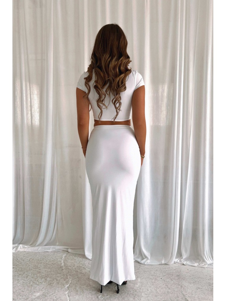 Elegant White Two-Piece Set
