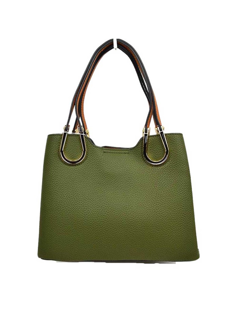 Elegant Faux Leather Tote Bag