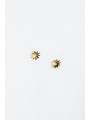 Golden Radiance Starburst Earrings