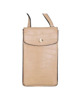 Elegant Faux Leather Crossbody Bag