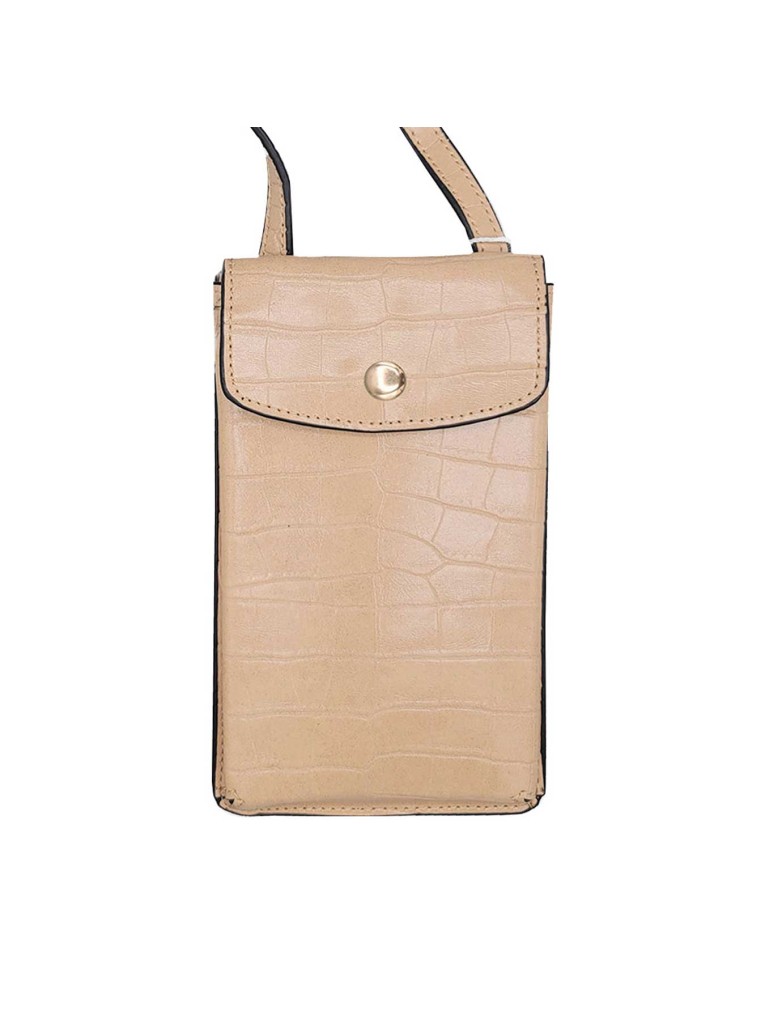 Elegant Faux Leather Crossbody Bag