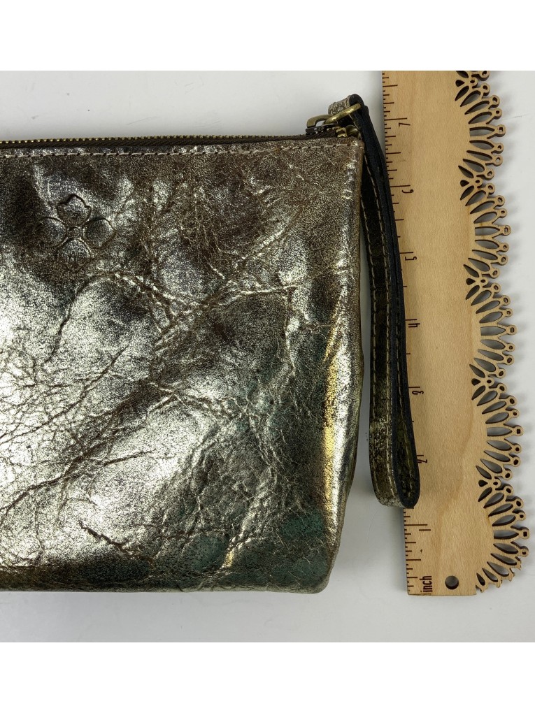 Elegant Metallic Textured Clutch