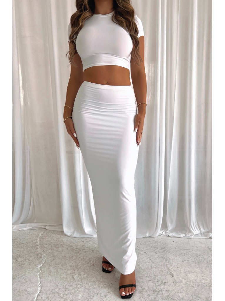 Elegant White Two-Piece Set
