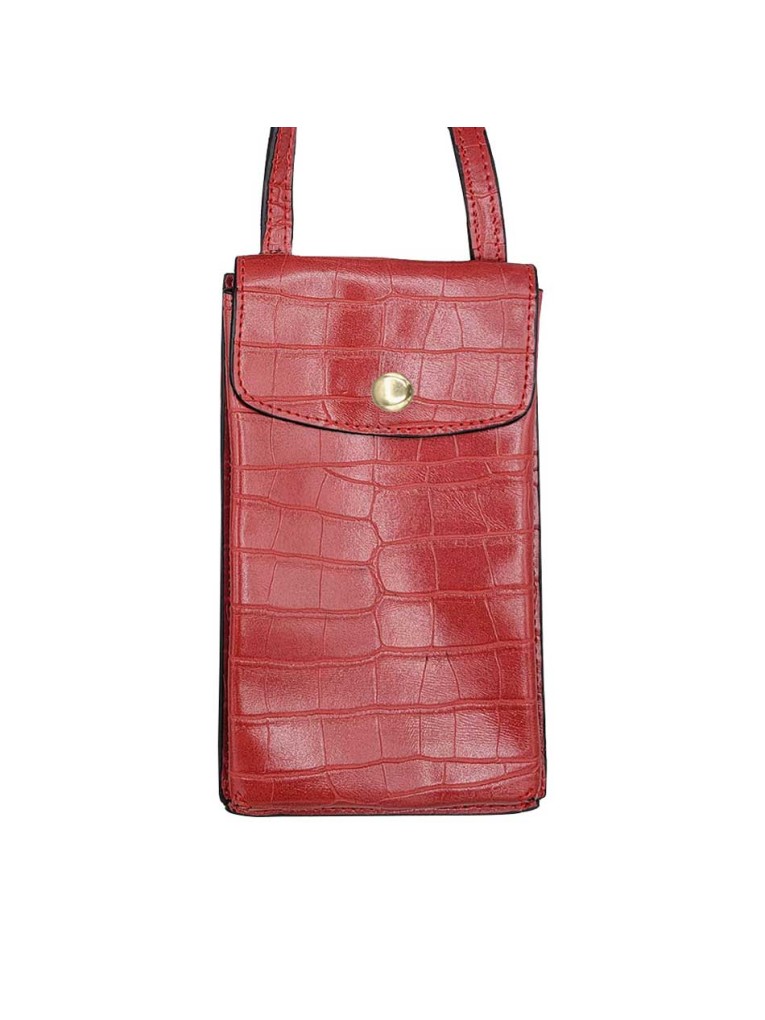 Elegant Faux Leather Crossbody Bag