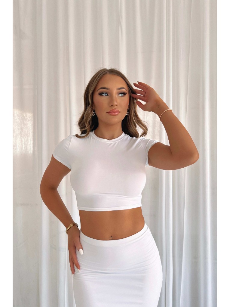 Elegant White Two-Piece Set