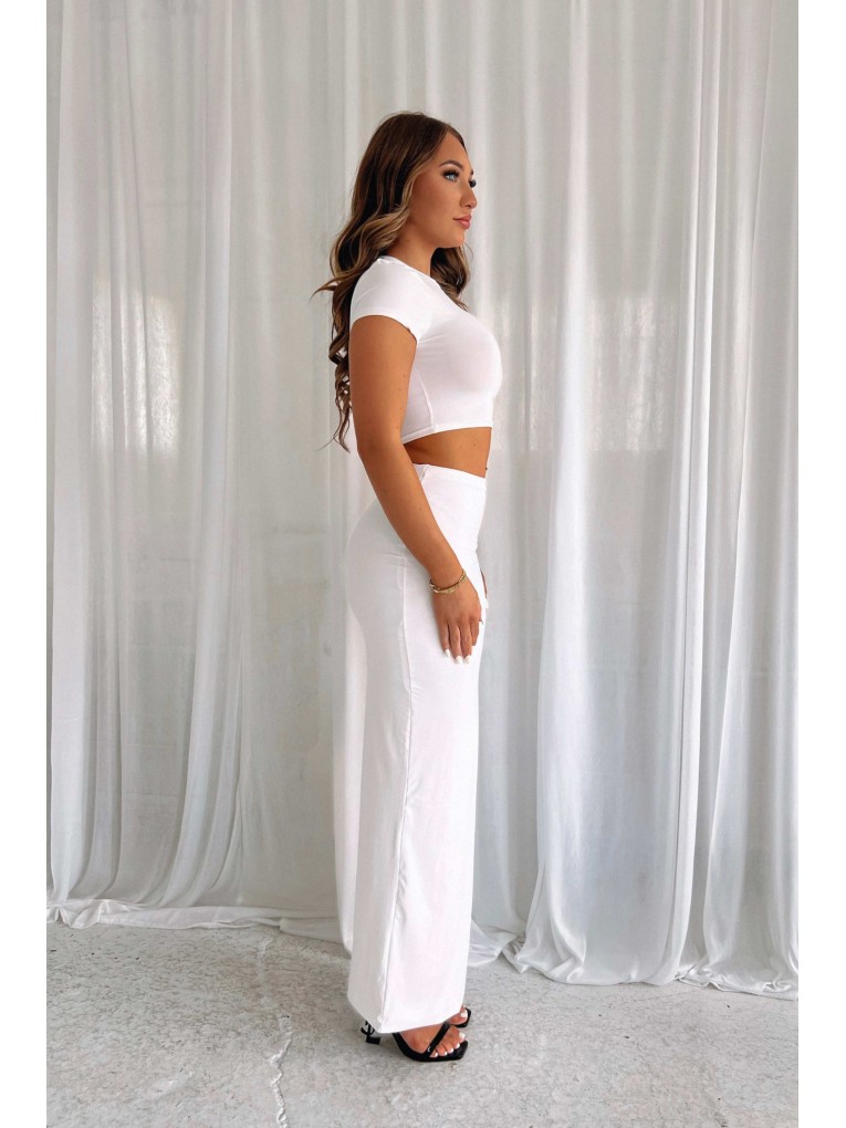 Elegant White Two-Piece Set