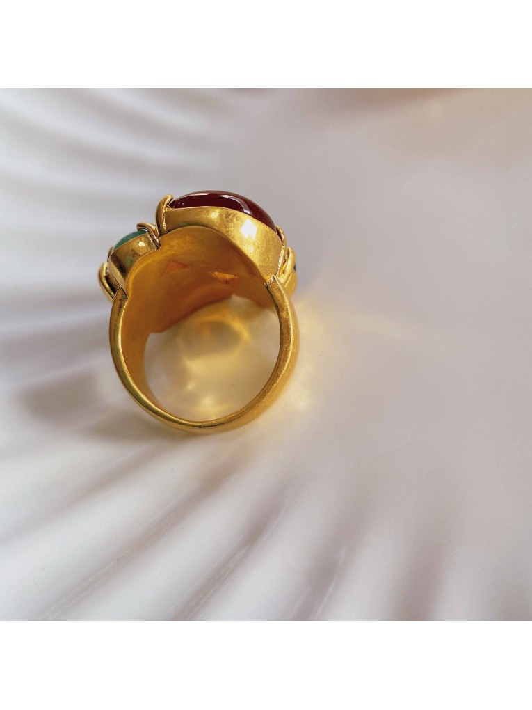Chic Multi-Stone Garden Ring