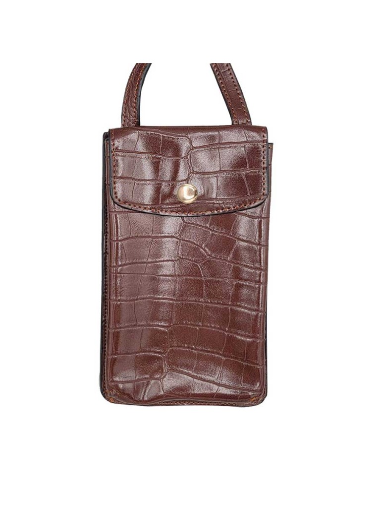 Elegant Faux Leather Crossbody Bag