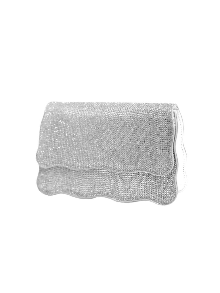 Elegant Silver Evening Clutch