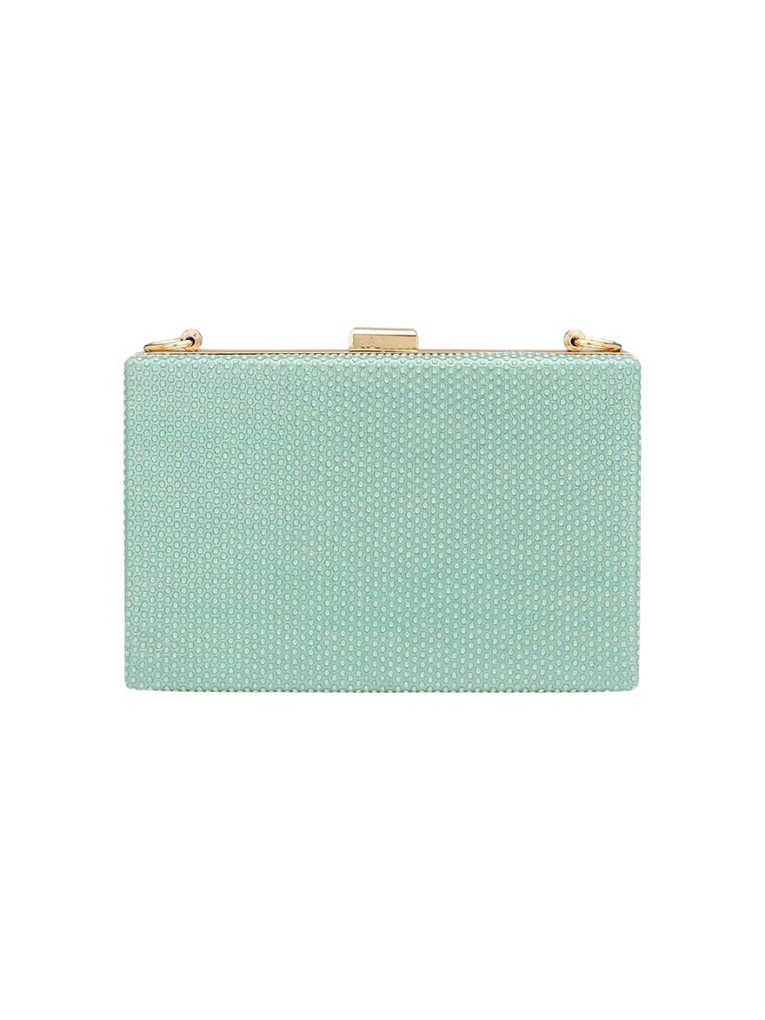 Elegant Mint Green Clutch Bag