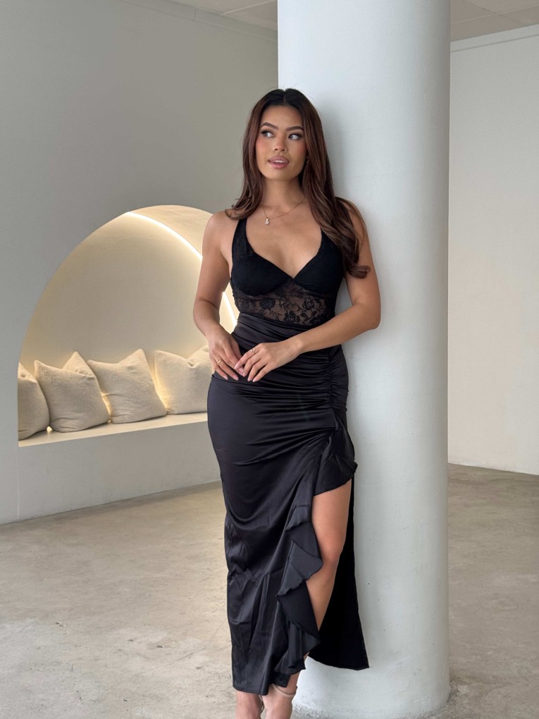 Elegant Black Evening Dress