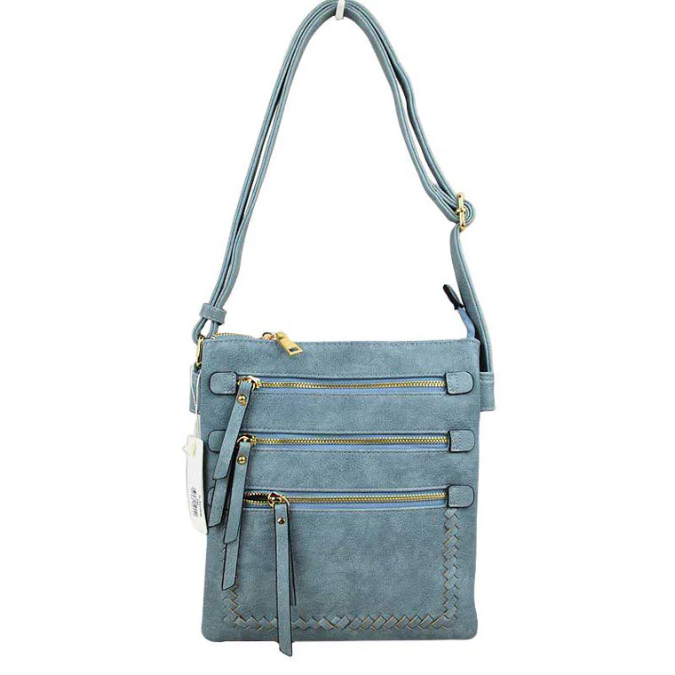 Elegant Faux Leather Crossbody Bag