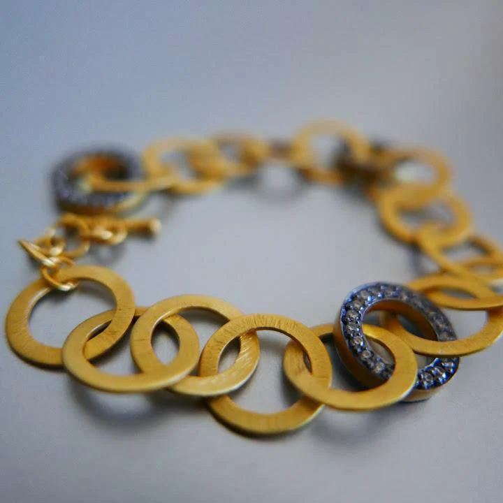 Textured Crescent Drop Earrings